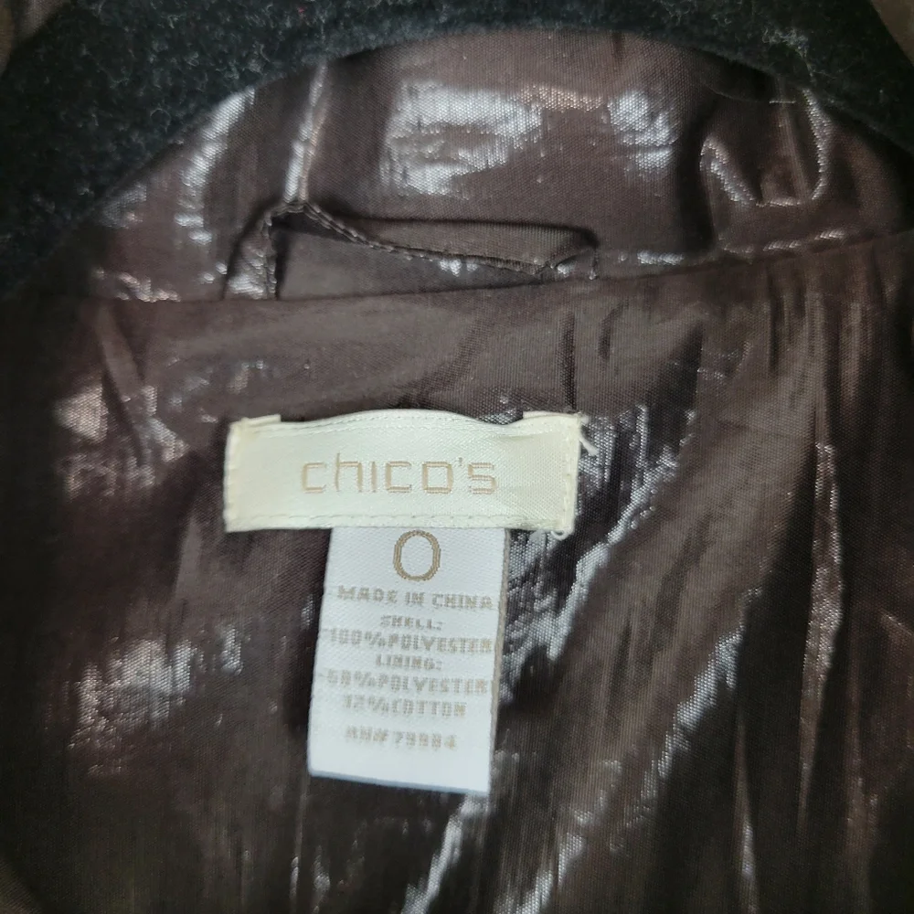 Chico's Shiney Jacket - Picture 2 of 10